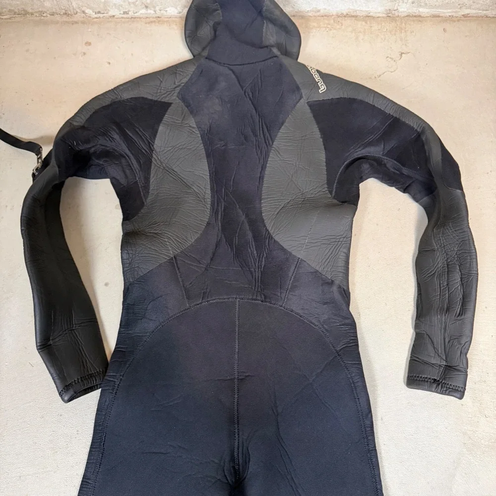 Billabong G2000 5/4/3 Hooded Wetsuit Mens Small Black Full Body Scuba Surf Suit